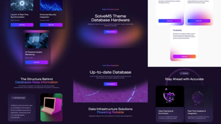 Technology Website website template