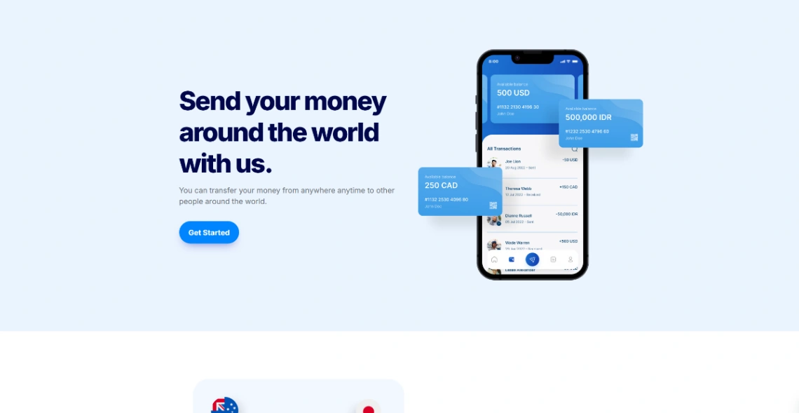 Career Page website template