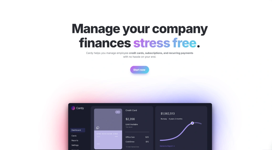Landing Page website template