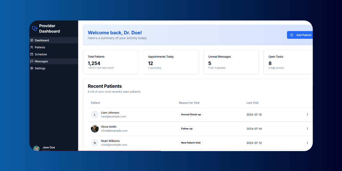 Sango Health Care Web App gallery image 1