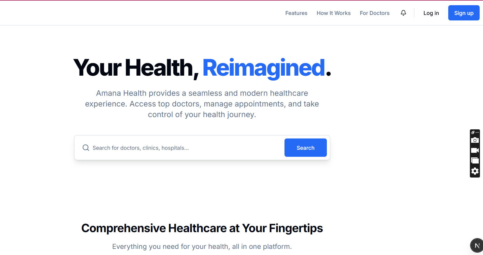 Sango Health Care Web App