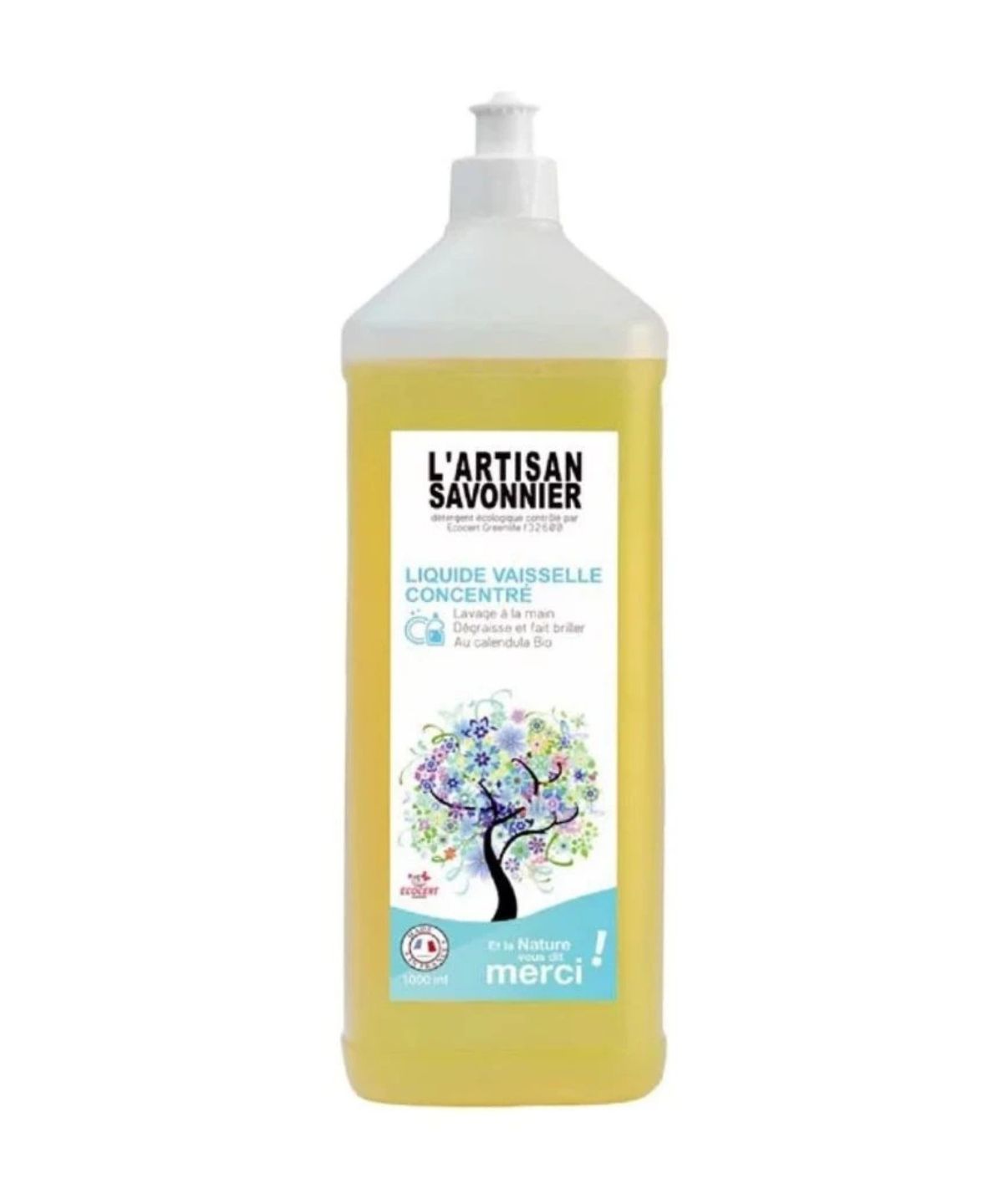 法國舒洗有機濃縮洗碗精 1000ml 2