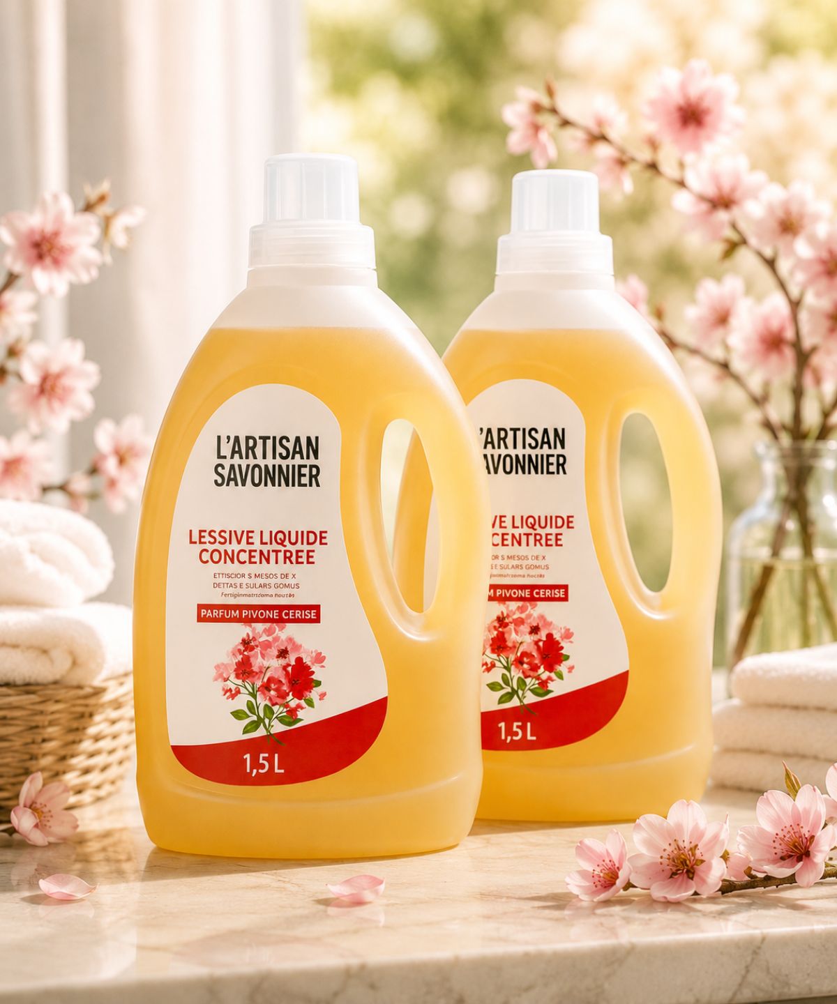 濃縮有機櫻桃牡丹香洗衣精 1.5L 2