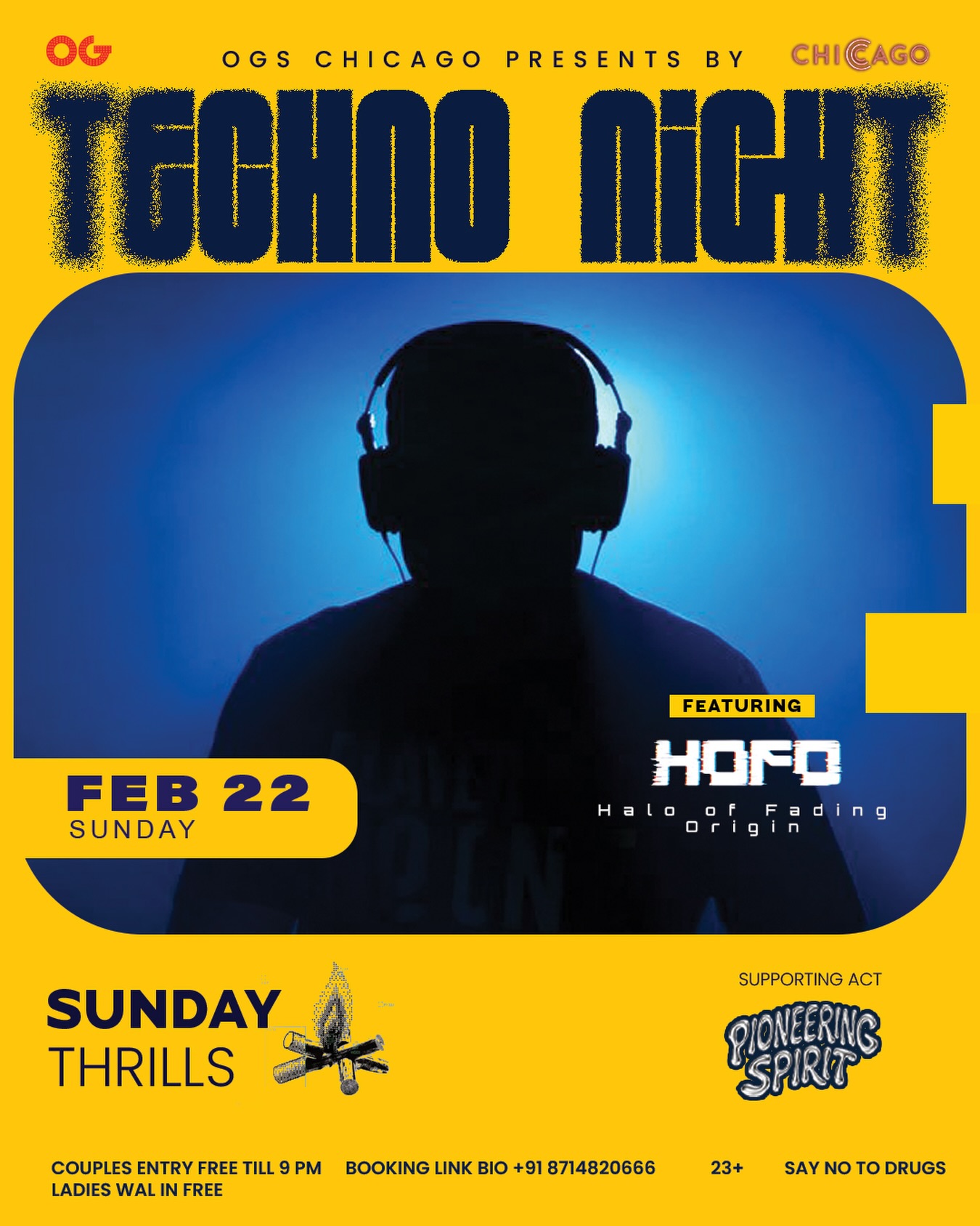 Event - Techno Night – Sunday Thrills at OG’s Chicago 🎧🔥