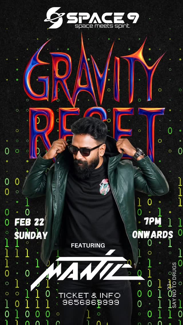 Event - Gravity Reset – Free Entry Sunday at Space 9 🌀🔥