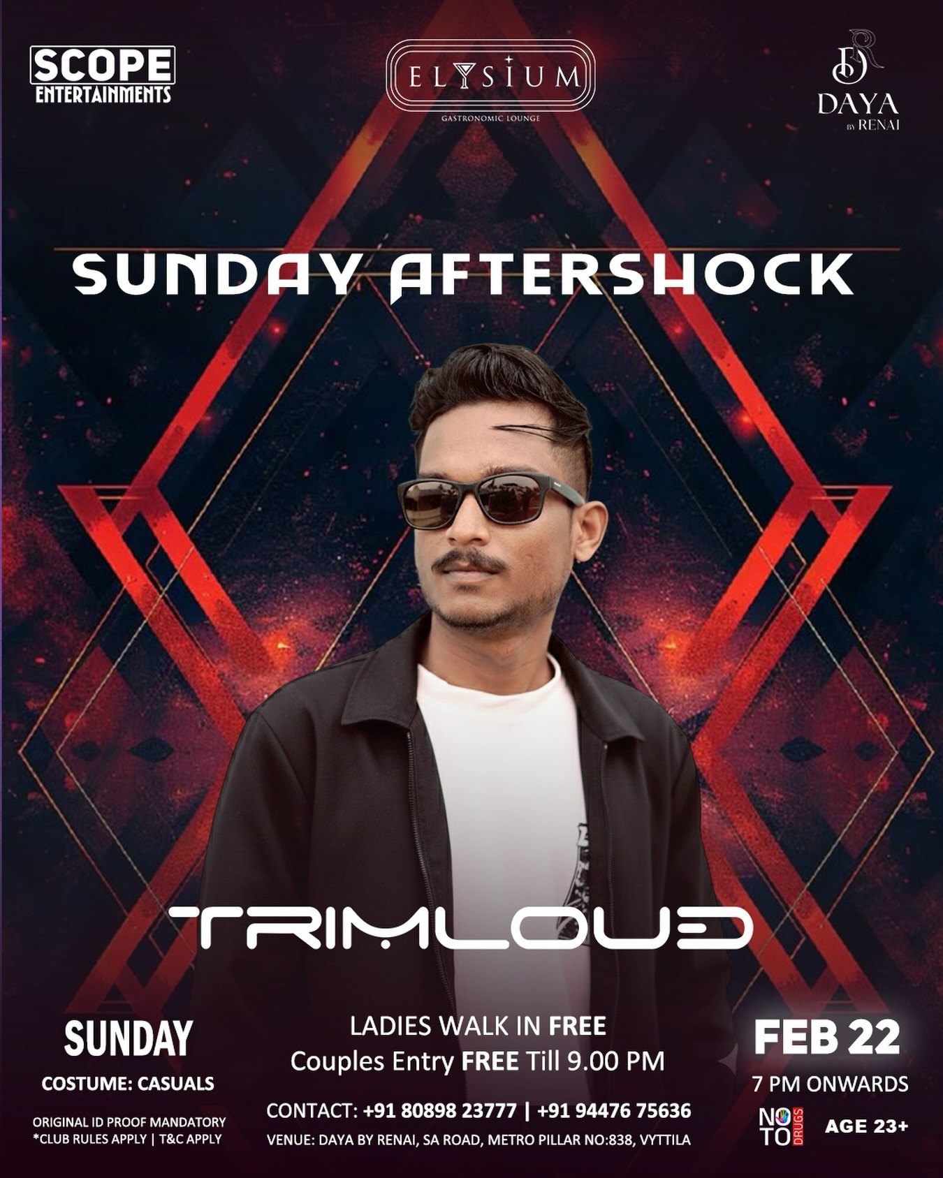 Event - Sunday Aftershock – Techno Night at Elysium ✨🔥