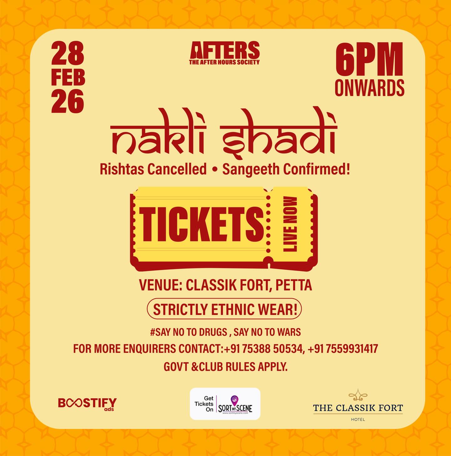 Event - Nakli Shadi 2026 – Sangeeth Confirmed! 💃🔥
