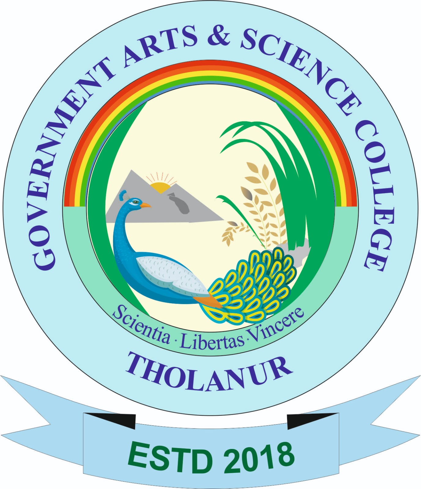 Government Arts And Science college Thollanur logo