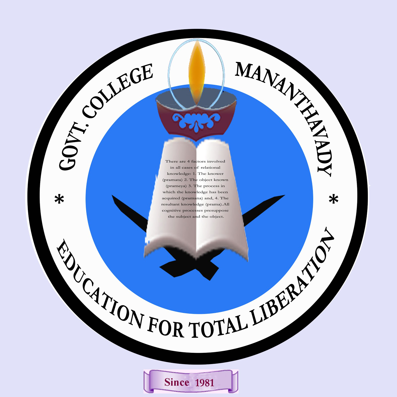Government College Mananthavady logo