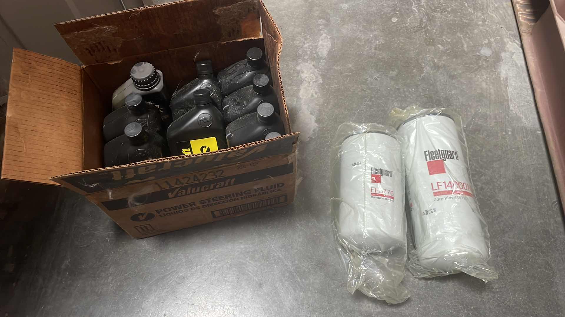 Photo 1 of CUMMINS LUBE FILTER AND FUEL FILTER AND POWER STEERING FLUID