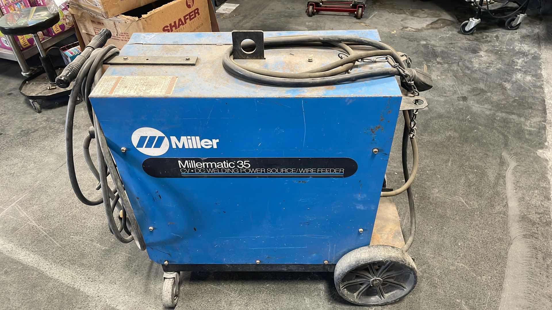 Photo 1 of MILLER MILLERMATIC 35 CV-DC WELDING POWER SOURCE/WIRE FEEDER