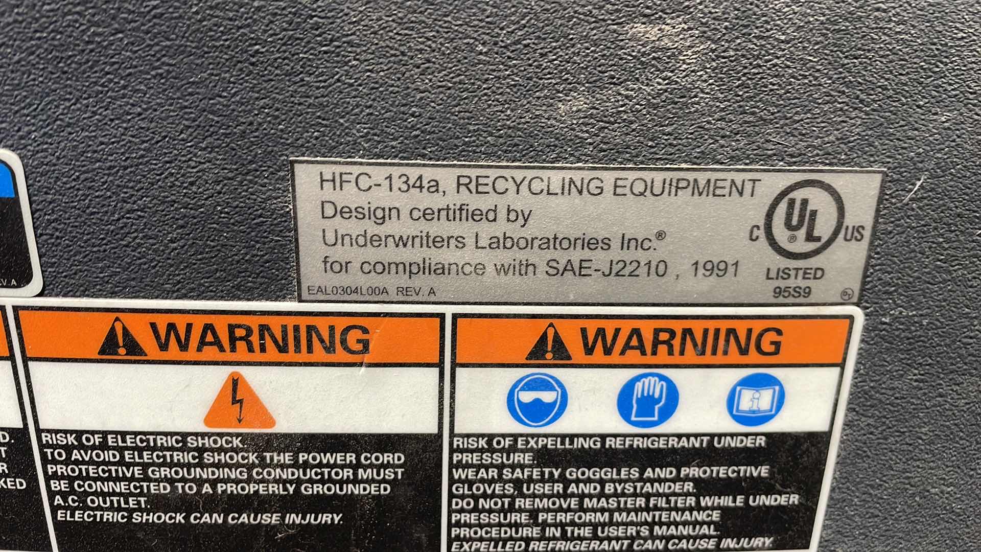 Photo 1 of SNAP-ON DIAGNOSTICS AIR CONDITIONING EQUIPMENT ECO XTREME EEAC316