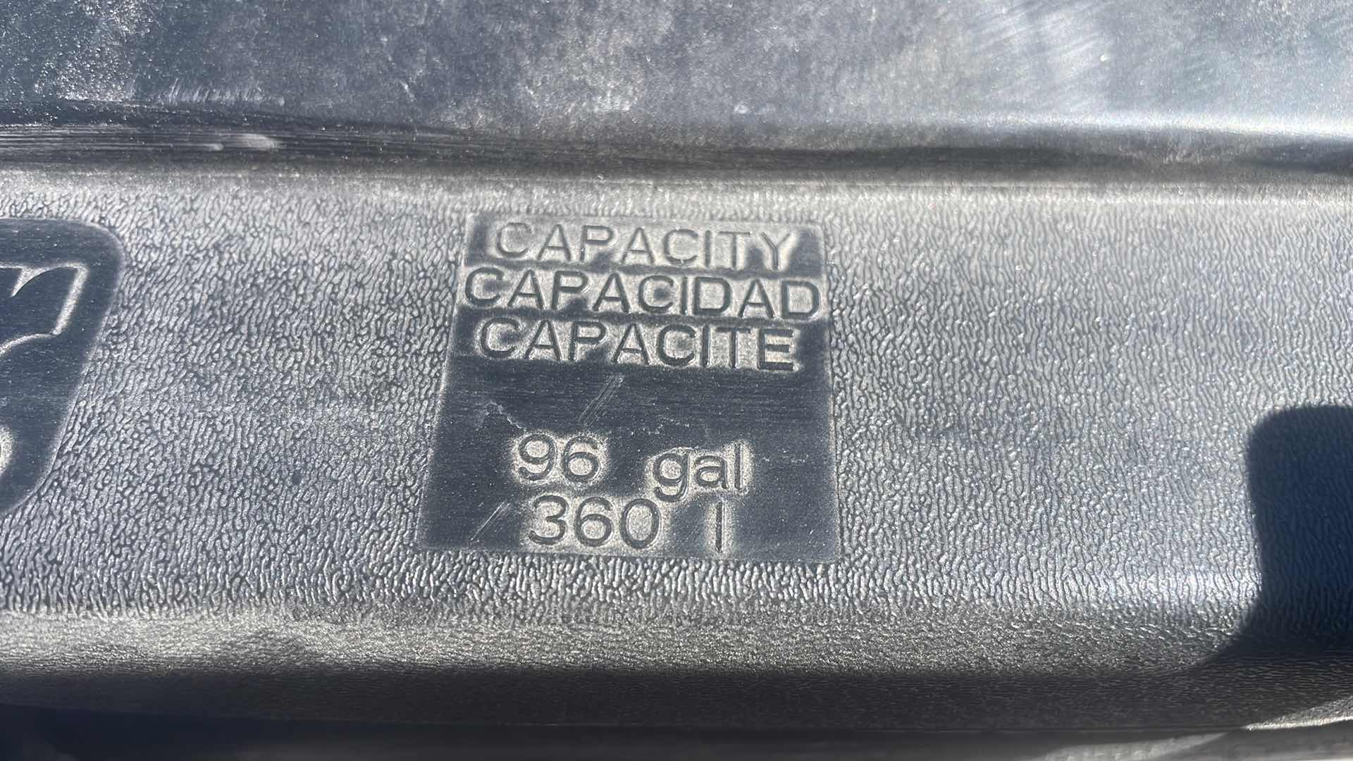 Photo 1 of 96 GALLON TOTER TRASH CAN