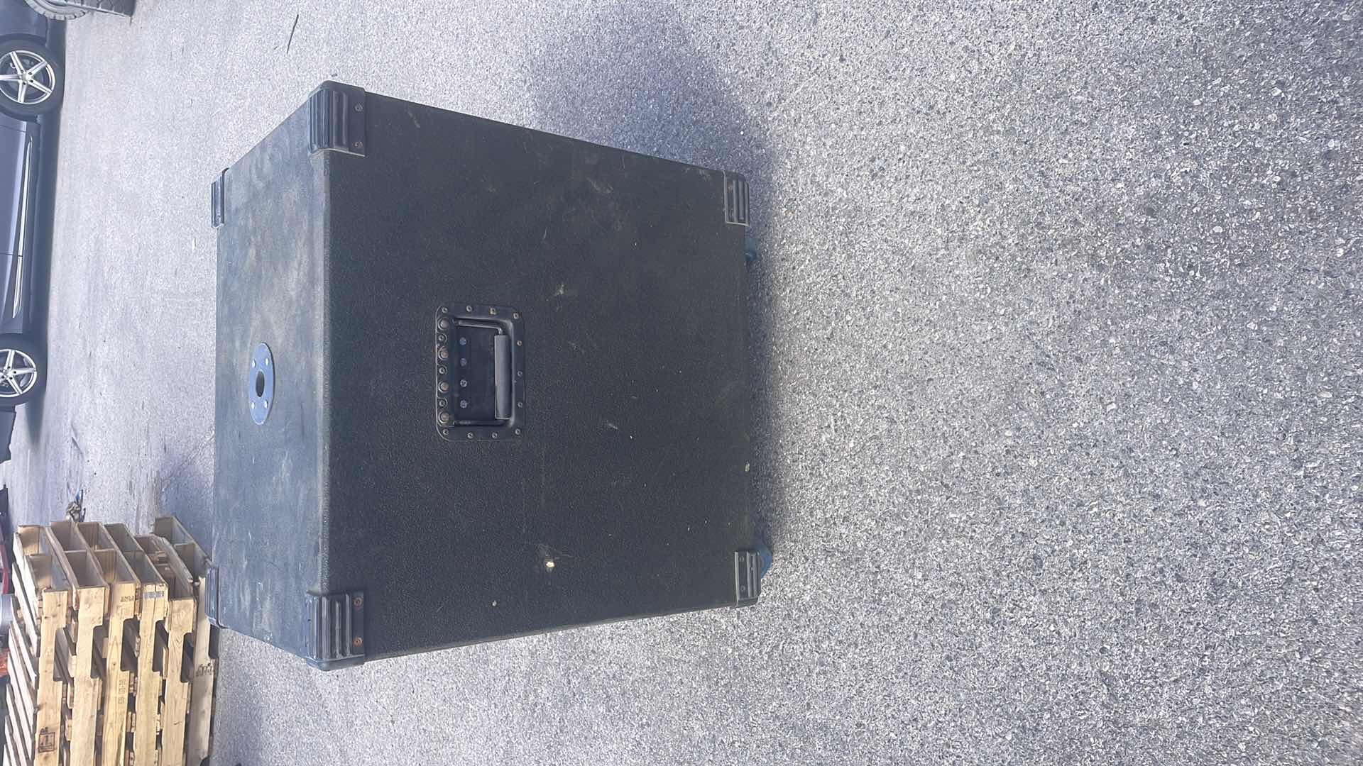 Photo 1 of KICKER L7 18” x 18” SUBWOOFER IN ROLLING BOX WITH HANDLES