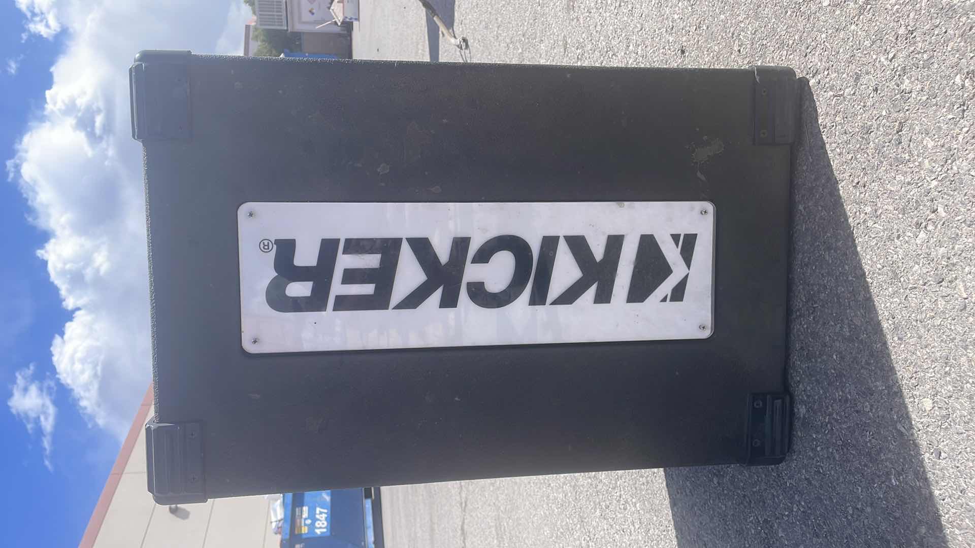 Photo 1 of KICKER 12” SUBWOOFER 16” x 17-1/2” H 27-1/2” BOX