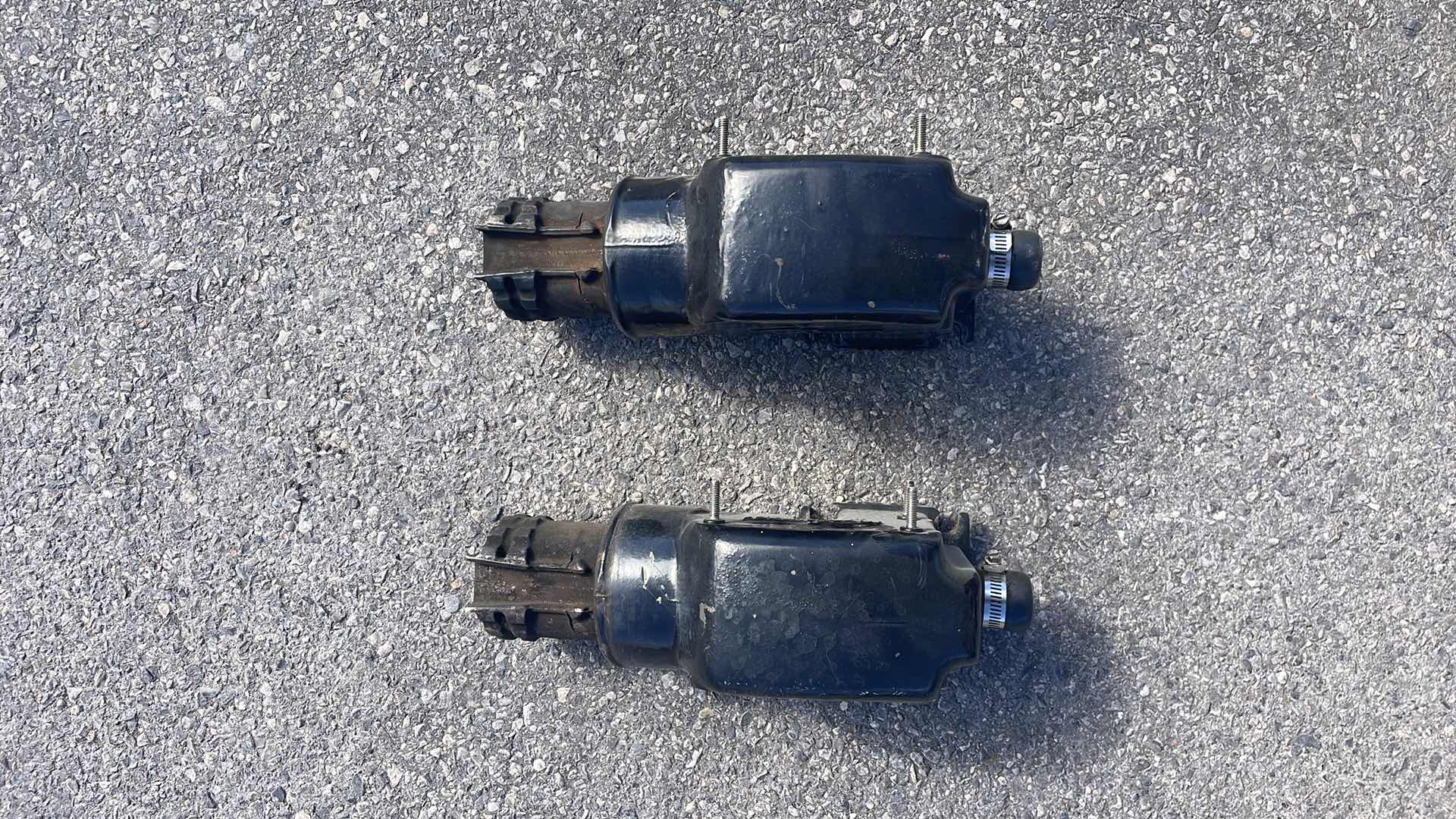 Photo 1 of MERCRUISER 816900-C EXHAUST MANIFOLD RISER STAINLESS 454 V8 350 5.7L 7.4L PAIR