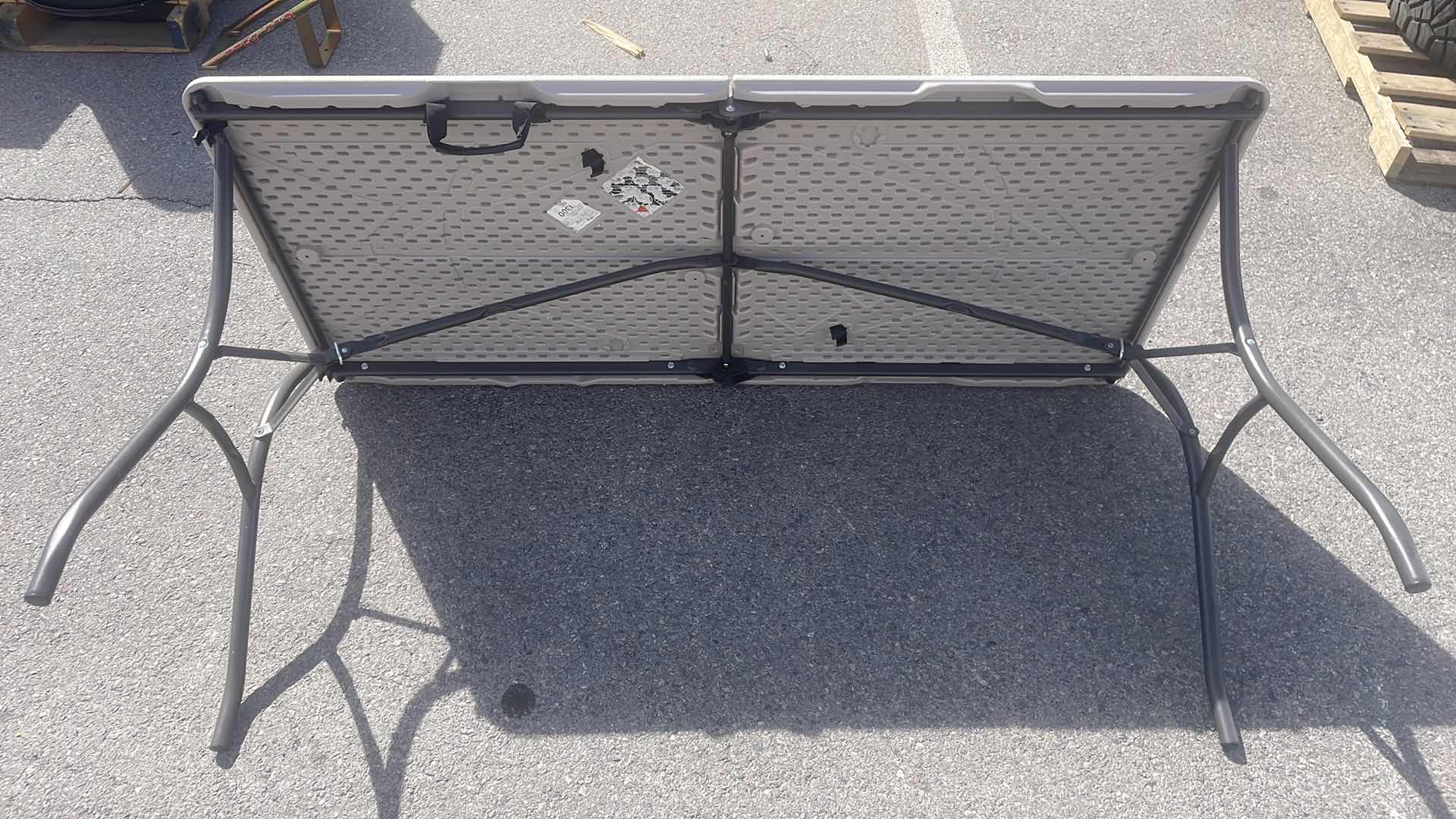 Photo 1 of LIFETIME PORTABLE TABLE 27-1/2” x 60” H29”
