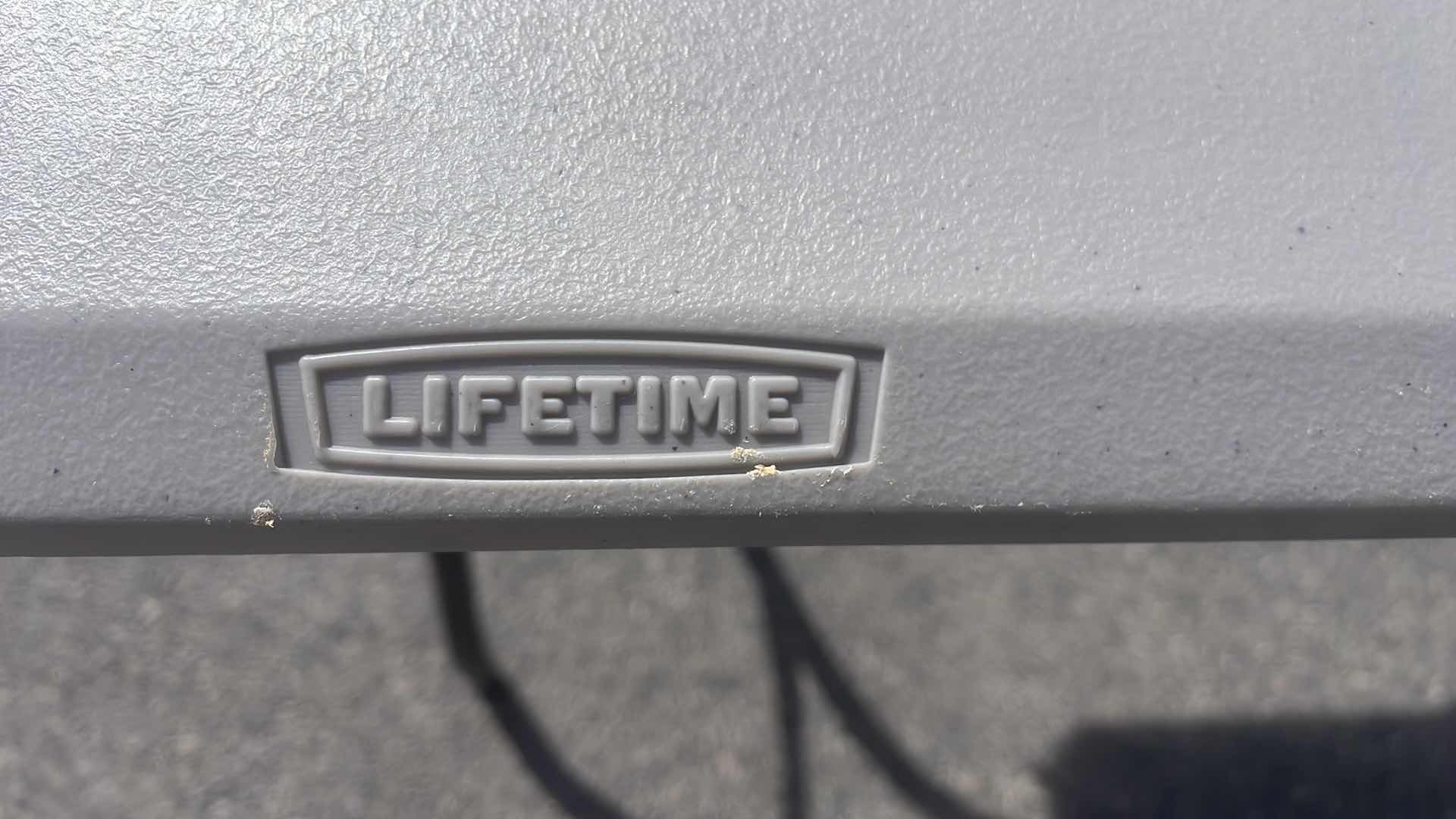 Photo 1 of LIFETIME PORTABLE TABLE 27-1/2” x 60” H29”