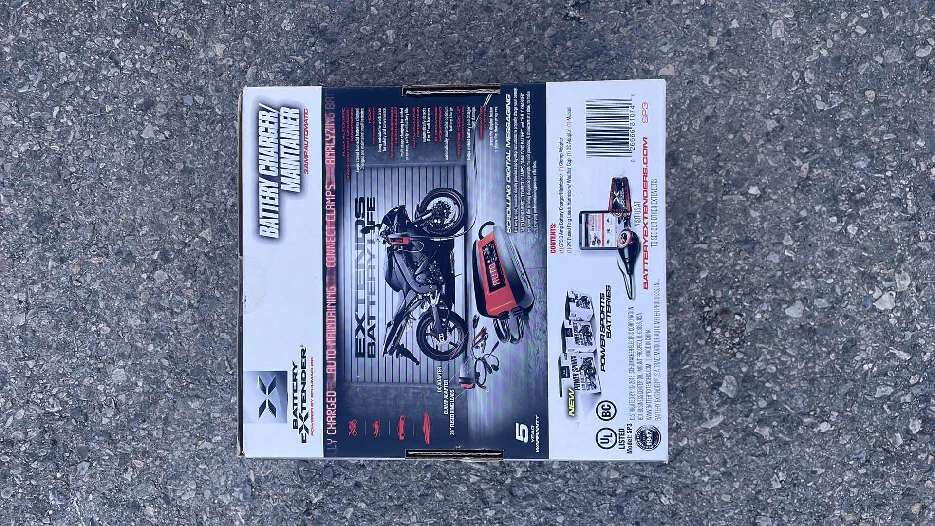 Photo 1 of FACTORY SEALED SCHUMACHER SP1356 3A 6V/12V AUTOMATIC BATTERY CHARGER/MAINTAINER