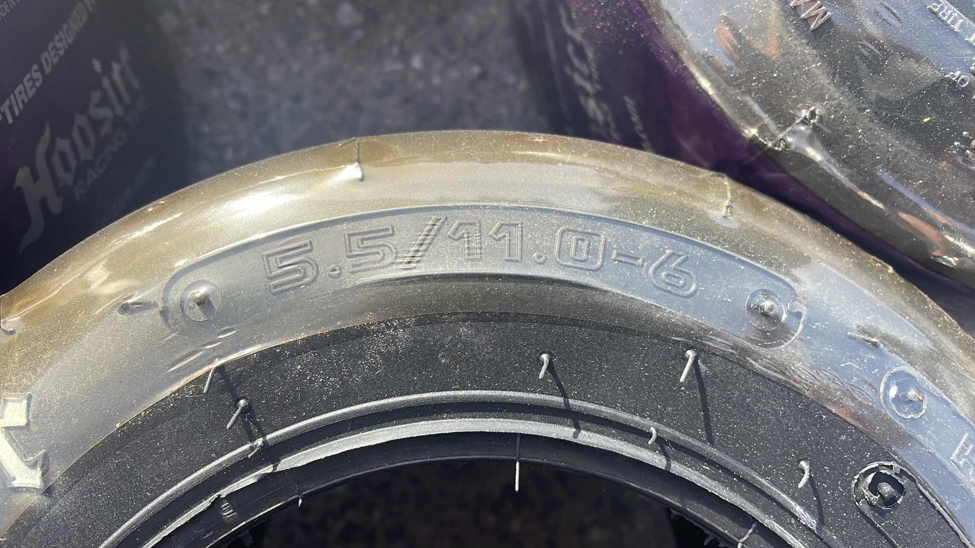 Photo 1 of HOOSIER ROAD RACING CART TIRES 22550 5.5/11.0-6R60 (4)