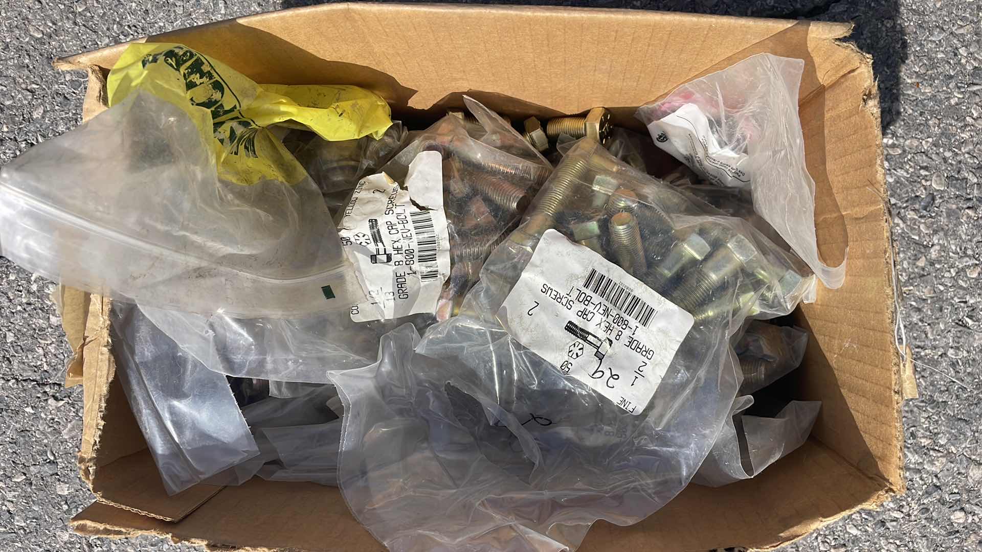 Photo 1 of MISC BOLTS ABOUT 3/4 OF BOX