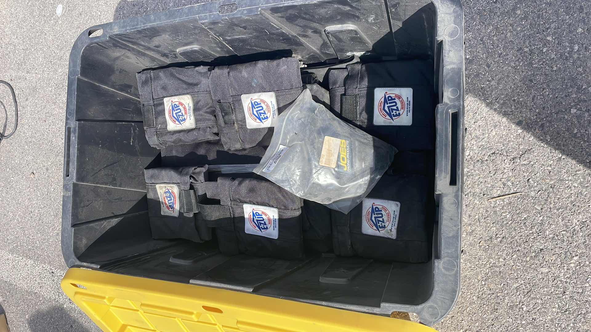 Photo 1 of EZ-UP ITEMS AND JOES RACING STEERING WHEEL PAD IN TOTE