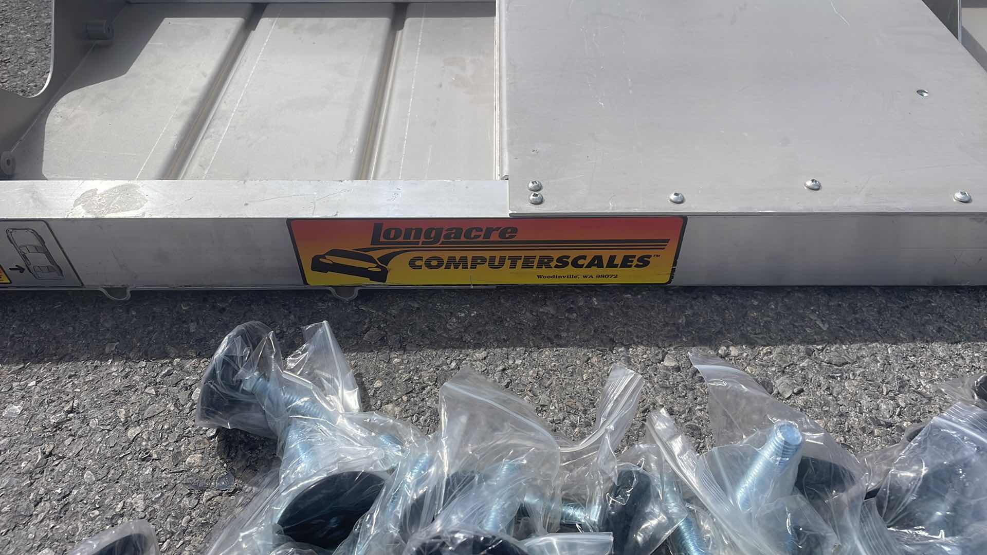 Photo 1 of LONGACRE BILLET SCALE PAD ROLL-OFF LEVELERS X 4 WITH ALL ADJUSTABLE FOOT PEGS