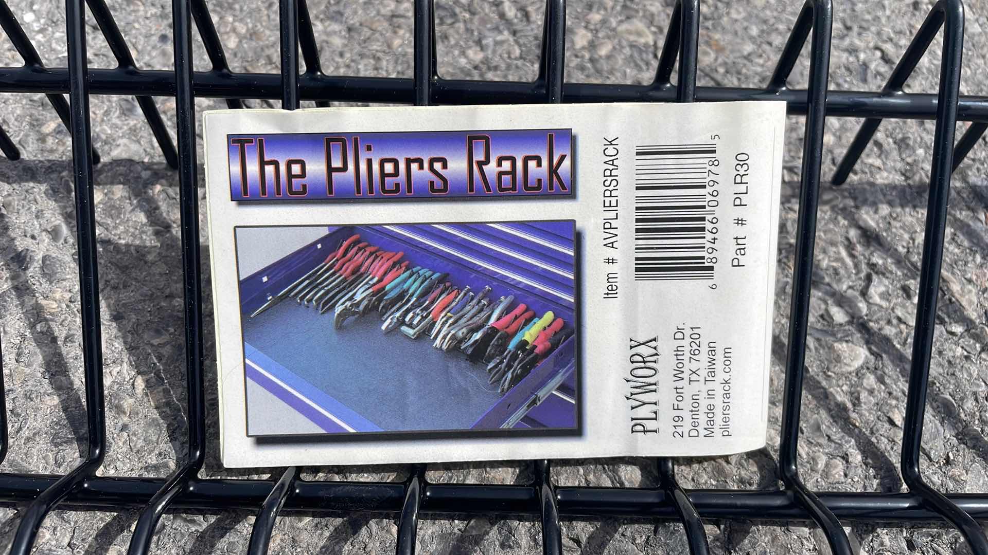 Photo 1 of THE PLIERS RACK