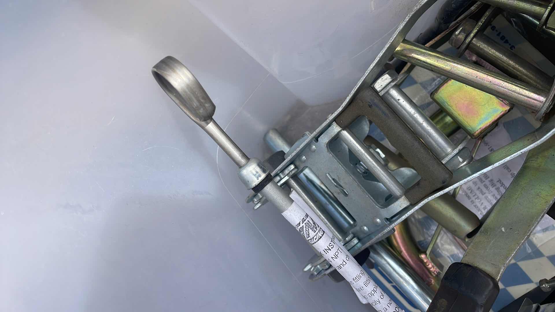 Photo 1 of MISC RED HEADS RIVETS RATCHETS LATCHES DIP STICK AIR HOSE