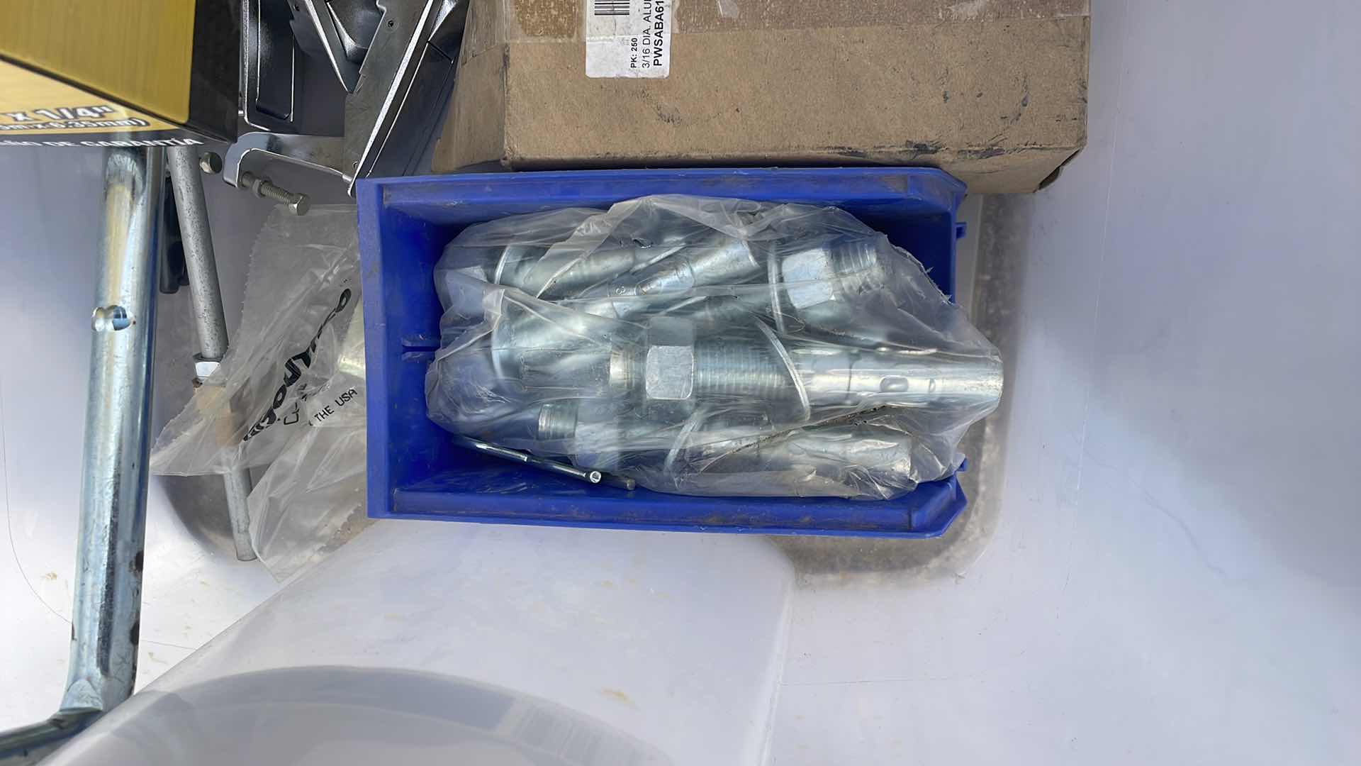 Photo 1 of MISC RED HEADS RIVETS RATCHETS LATCHES DIP STICK AIR HOSE