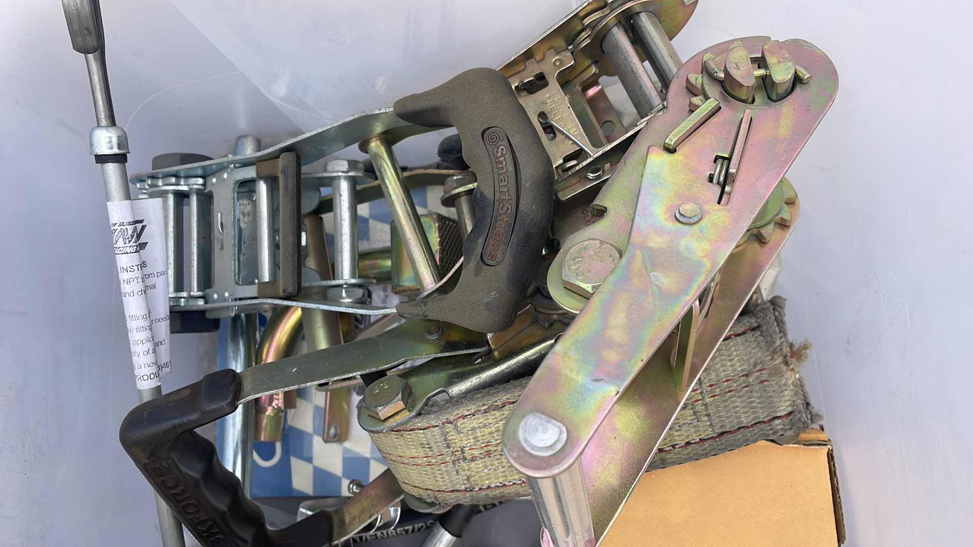 Photo 1 of MISC RED HEADS RIVETS RATCHETS LATCHES DIP STICK AIR HOSE