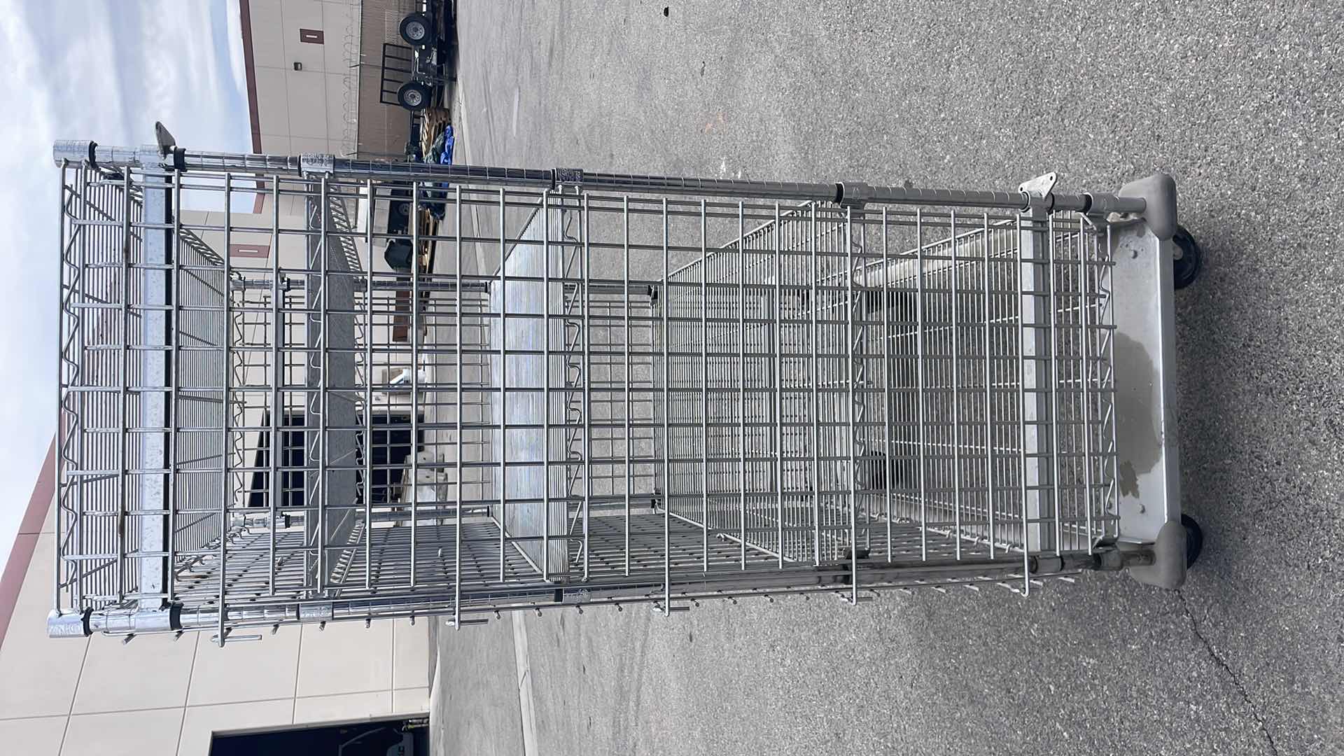 Photo 1 of NEXEL SHELF EXCHANGE CART WITH THREE-SIDED ENCLOSURE PANELS, 48" X 24"  H69"