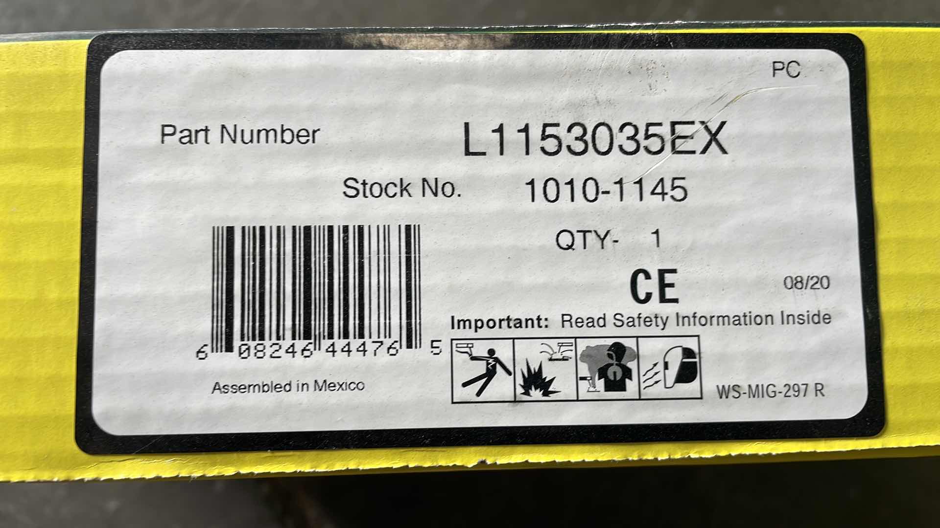 Photo 1 of TWECO 1010-1145 PROFESSIONAL NO. 1 AIR COOLED MIG GUN