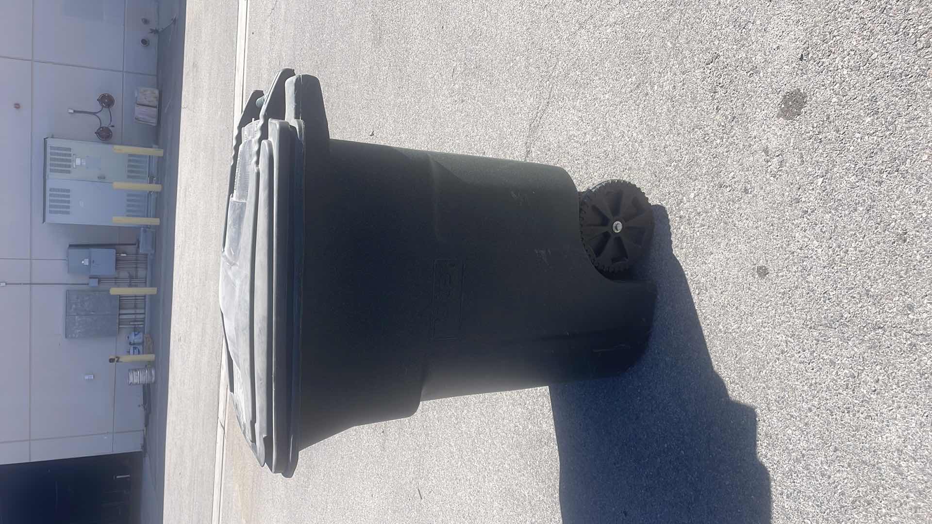 Photo 1 of 96 GALLON TOTER TRASH CAN