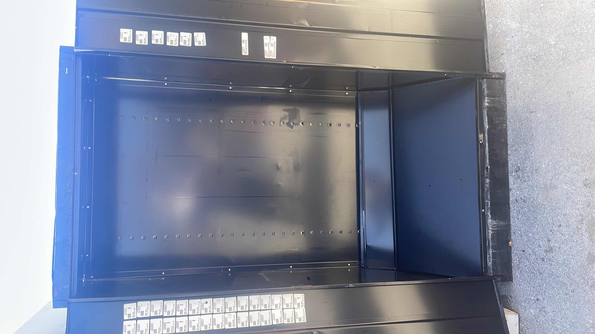 Photo 1 of TENNSCO STANDARD COMBINATION LOCKING CABINET WITHOUT KEY 72X36X18" 3 SHELVES