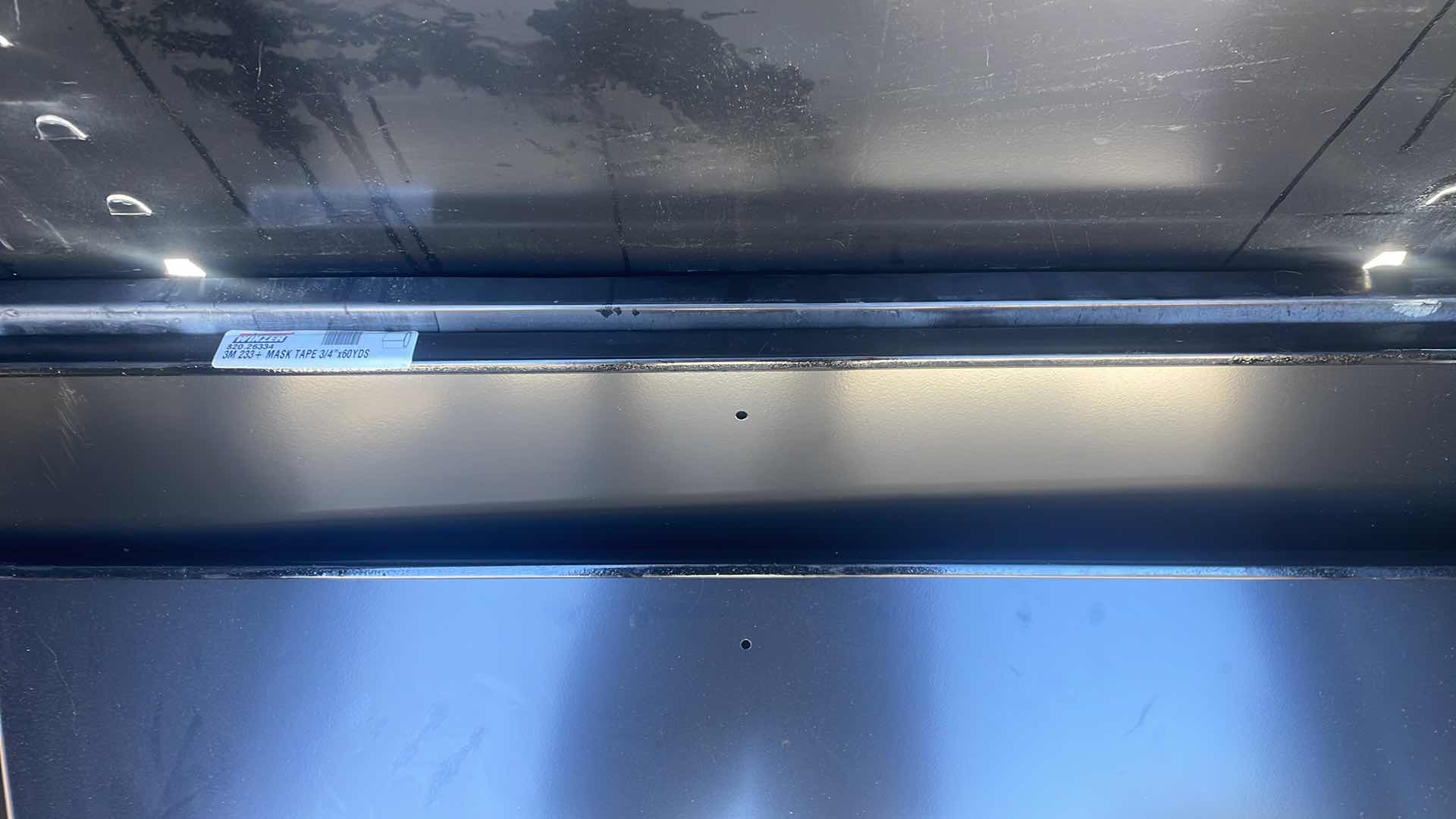 Photo 1 of TENNSCO STANDARD COMBINATION LOCKING CABINET WITHOUT KEY 72X36X18" 3 SHELVES