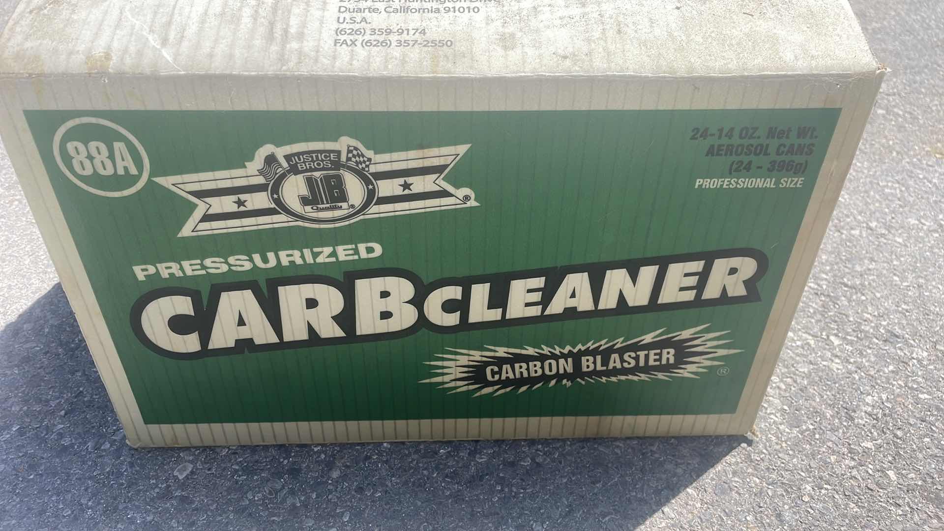 Photo 1 of JUSTICE BROS PRESSURIZED CARB CLEANER CASE