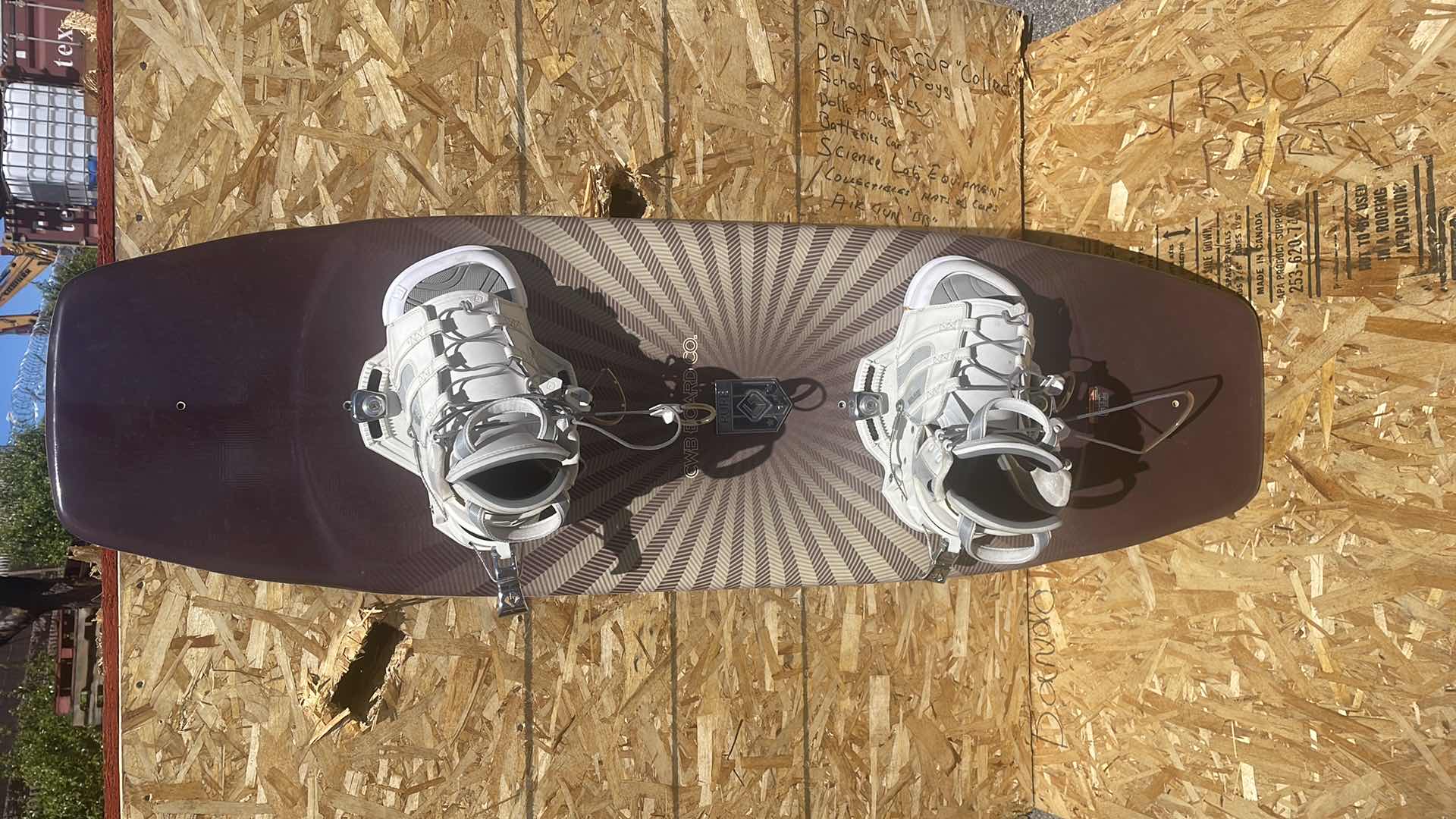 Photo 1 of CWB WAKEBOARD 134CM WITH TORO HINGE TECH BINDINGS