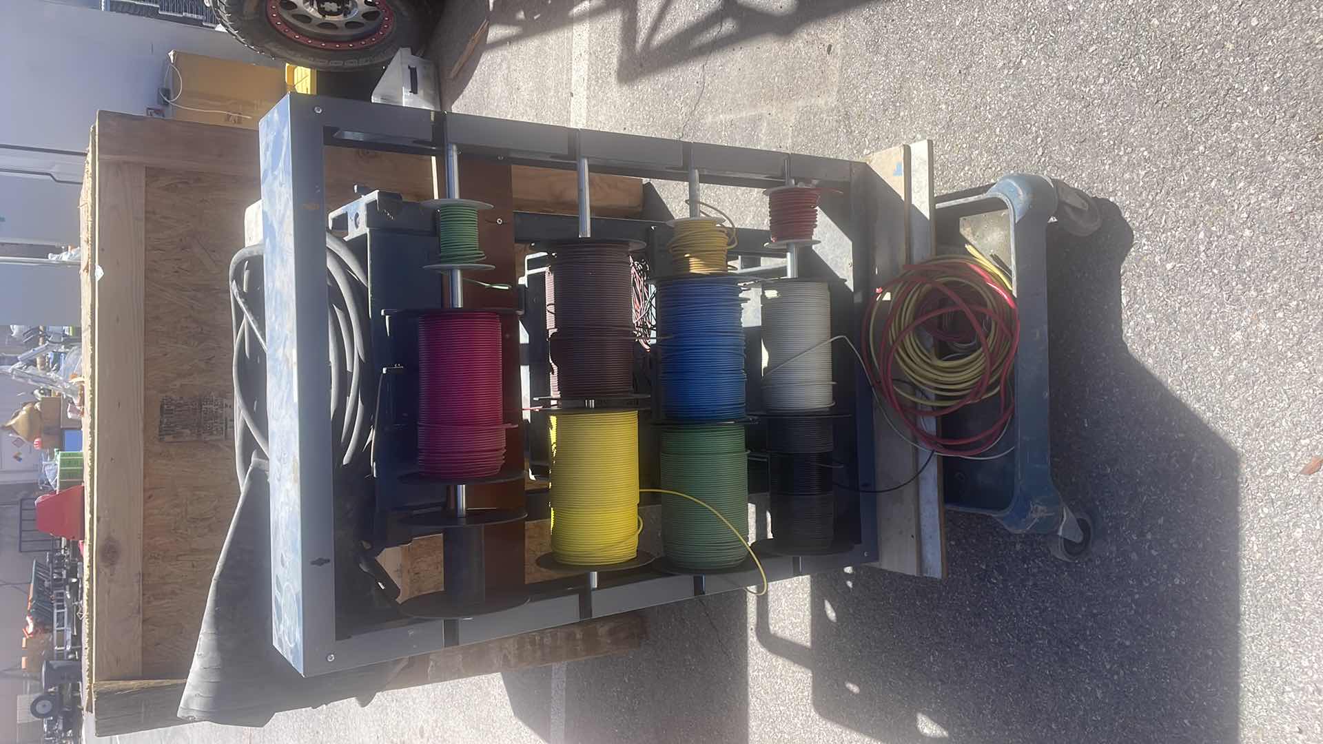 Photo 1 of MISC WIRE ON CART