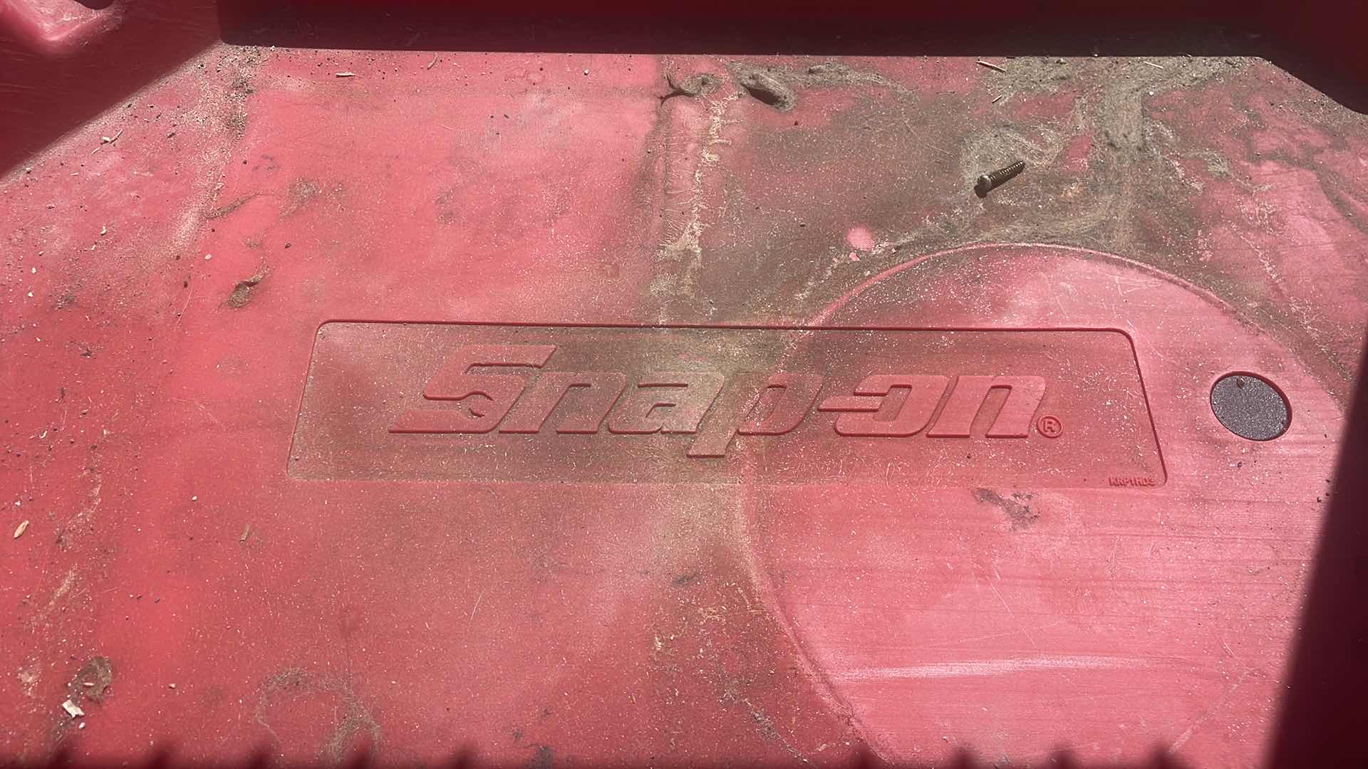 Photo 1 of SNAP-ON POLYMER ROLL CART (RED/ GRAY)