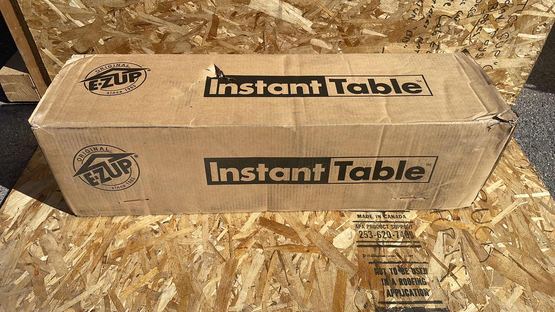 Photo 1 of E-Z UP INSTANT TABLE - 2'X2'