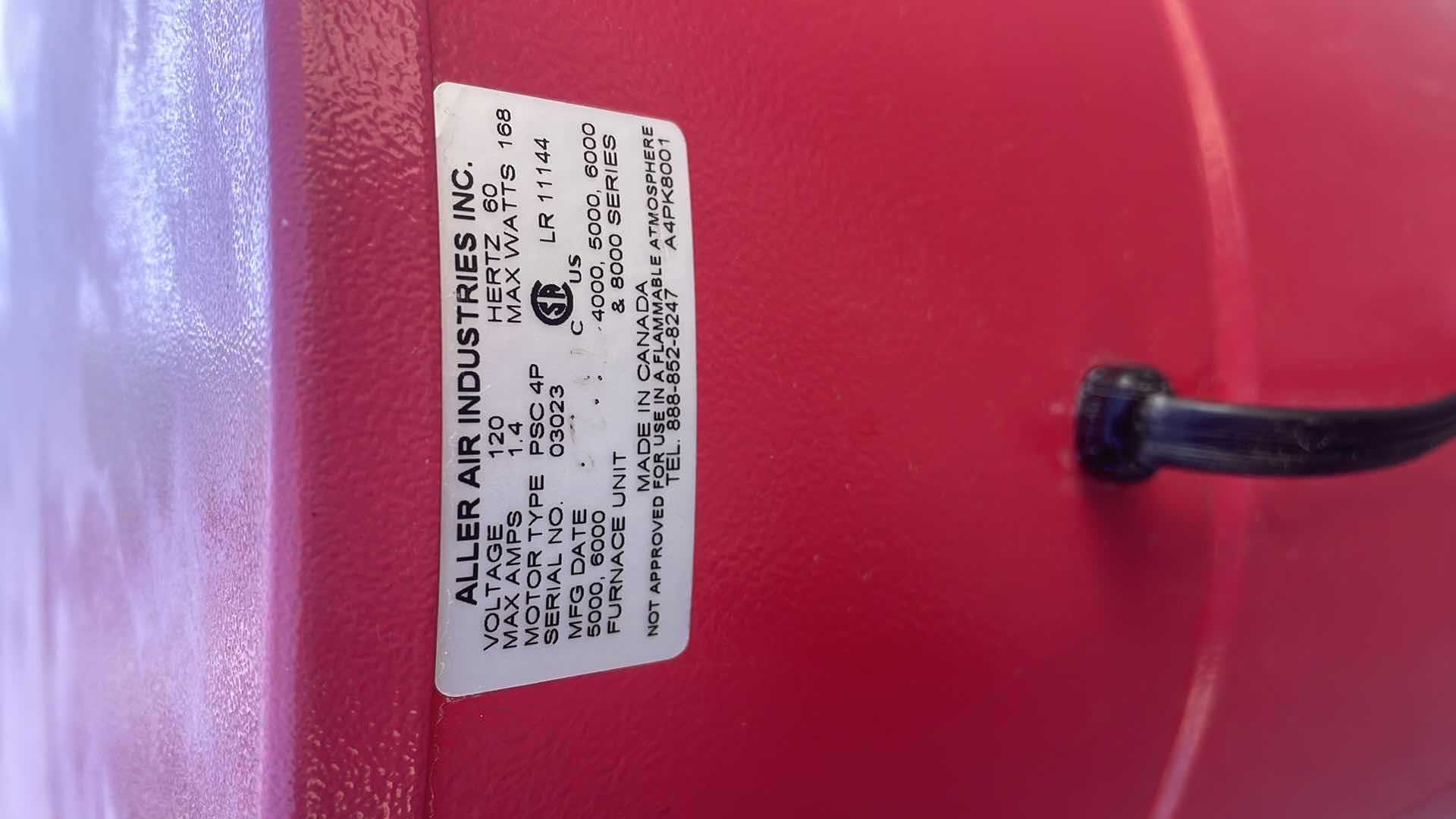 Photo 1 of ALLERAIR 5000 D EXEC UV ROOM AIR PURIFIER