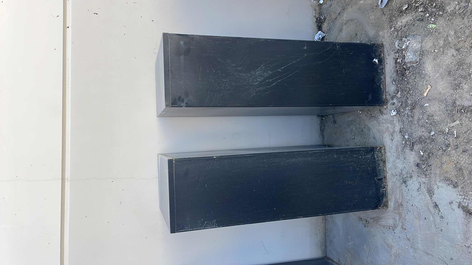 View 2 of FILE CABINET 4 DRAWER NO KEYS 15” x 25” x 52” (2)