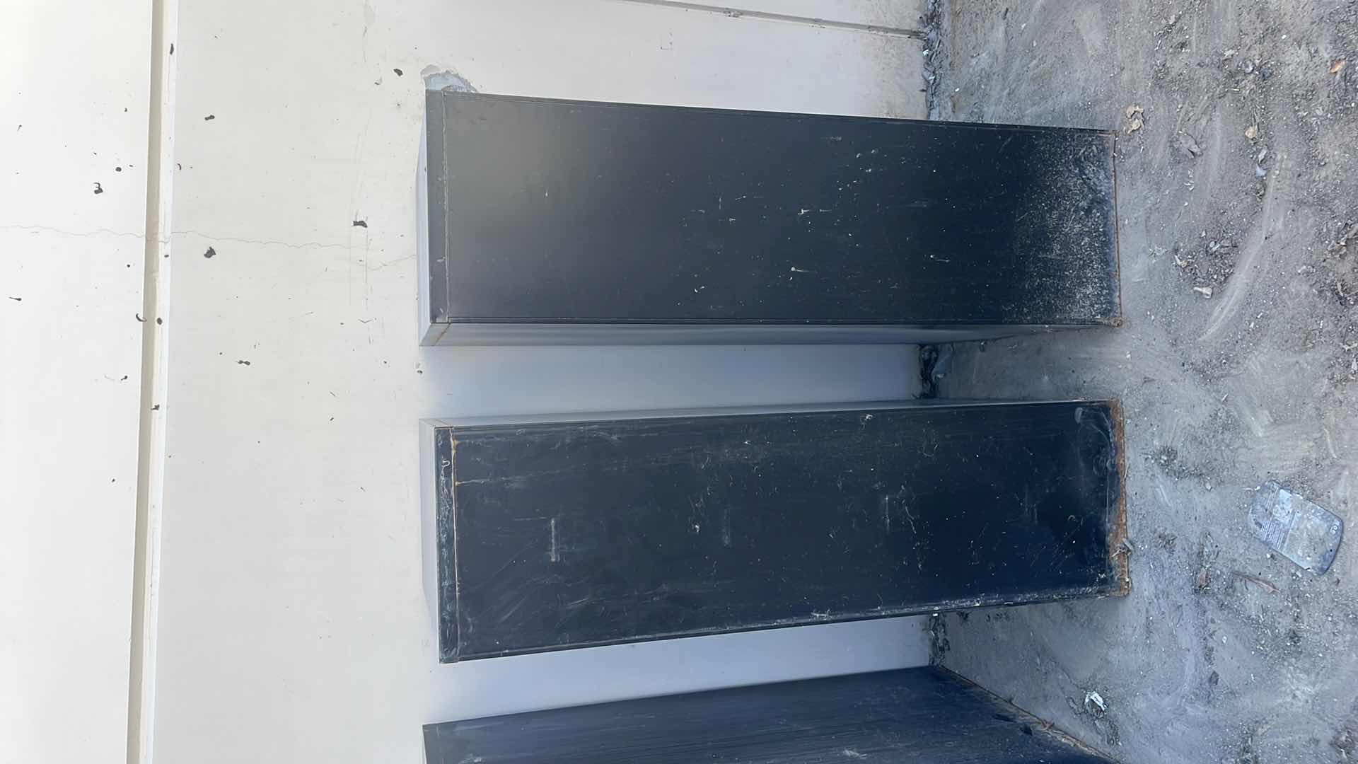 View 2 of FILE CABINET 4 DRAWER NO KEYS 15” x 25” x 52” (2)