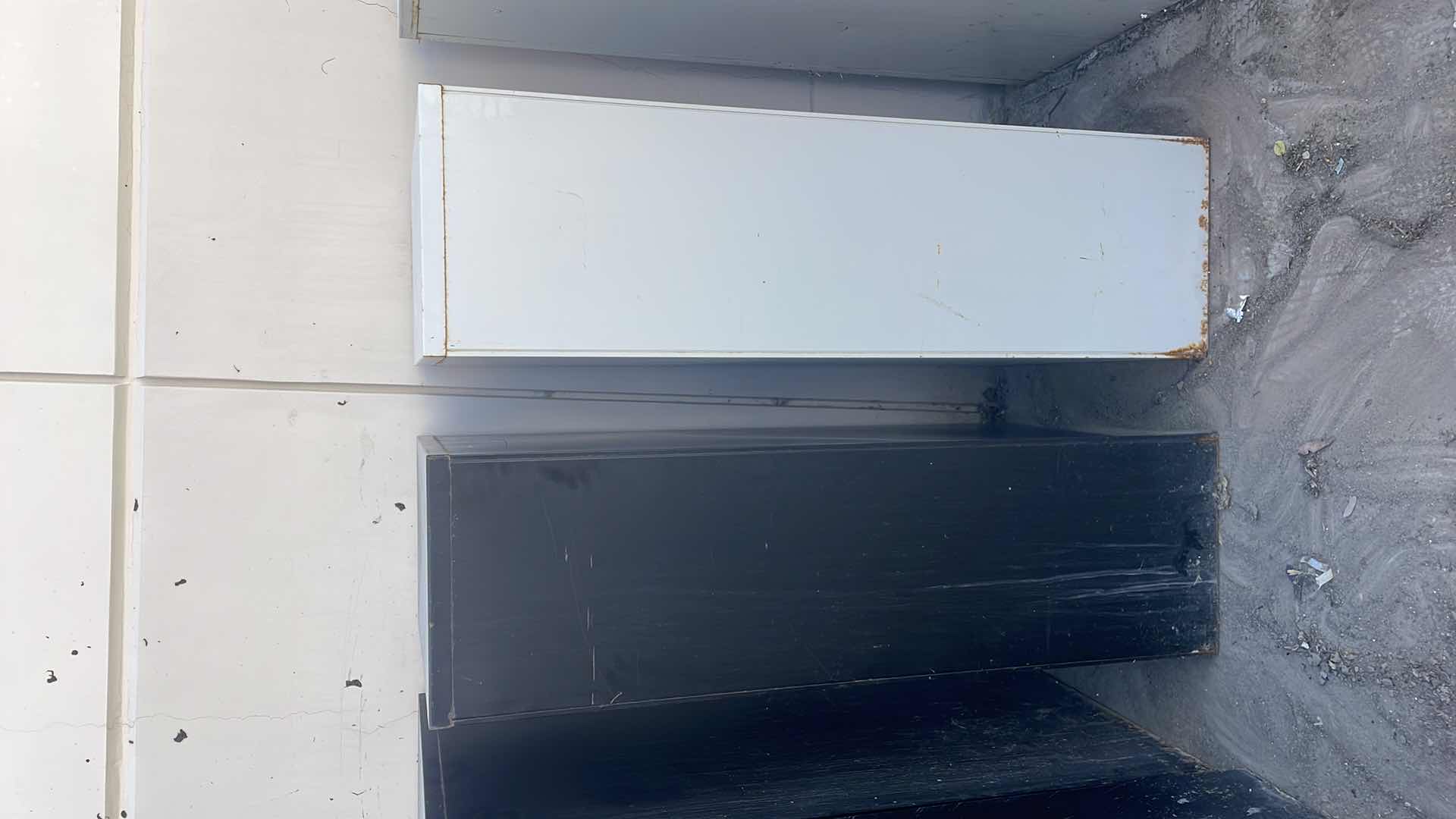 View 2 of FILE CABINET 4 DRAWER NO KEYS 15” x 25” x 52” (2)