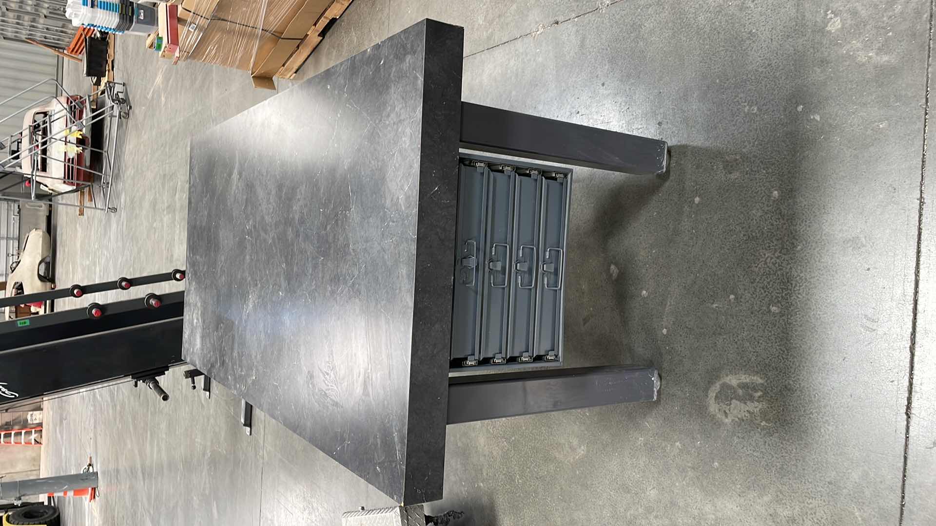 Photo 1 of HEAVYDUTY WORK BENCH/ DESK 42” x 86” WITH 4 PULL OUT DRAWERS ON EACH END