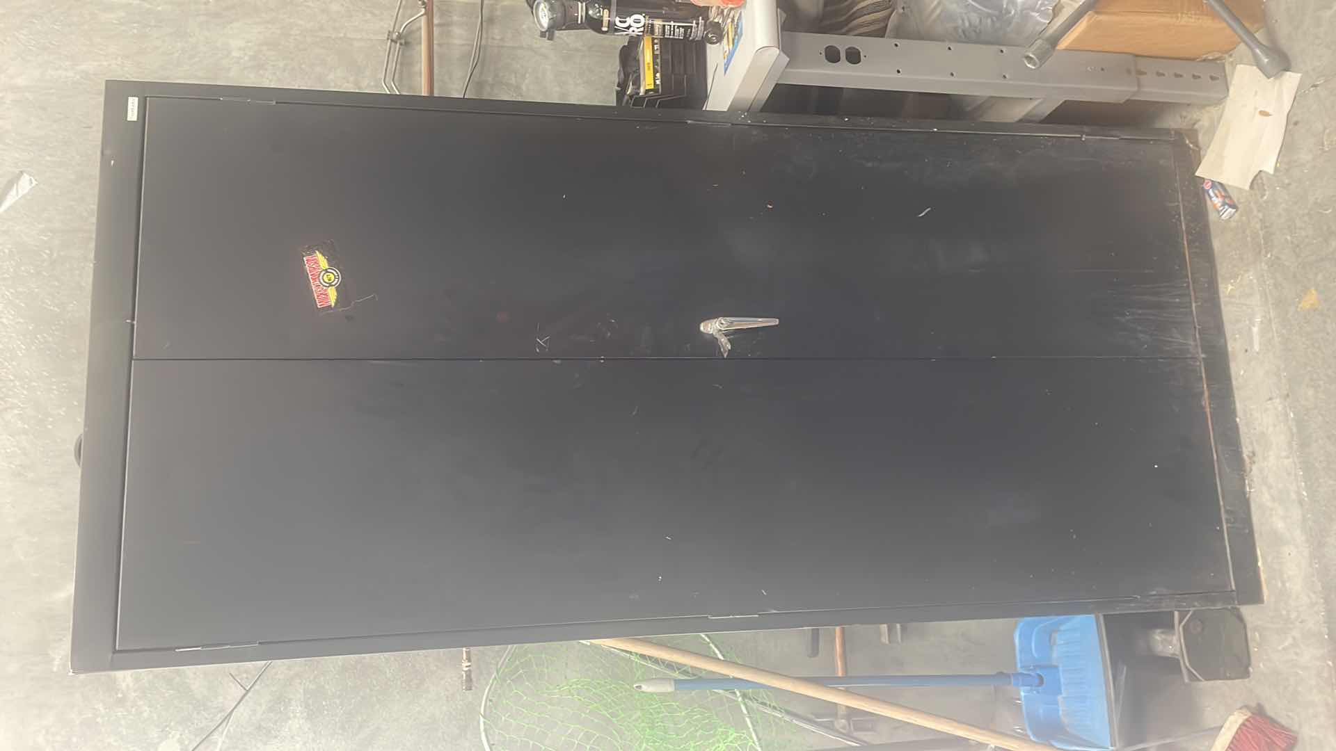 View 2 of SANDUSKY LOCKING METAL CABINET WITHOUT KEYS 36” x 24” x 78” 4 SHELVES