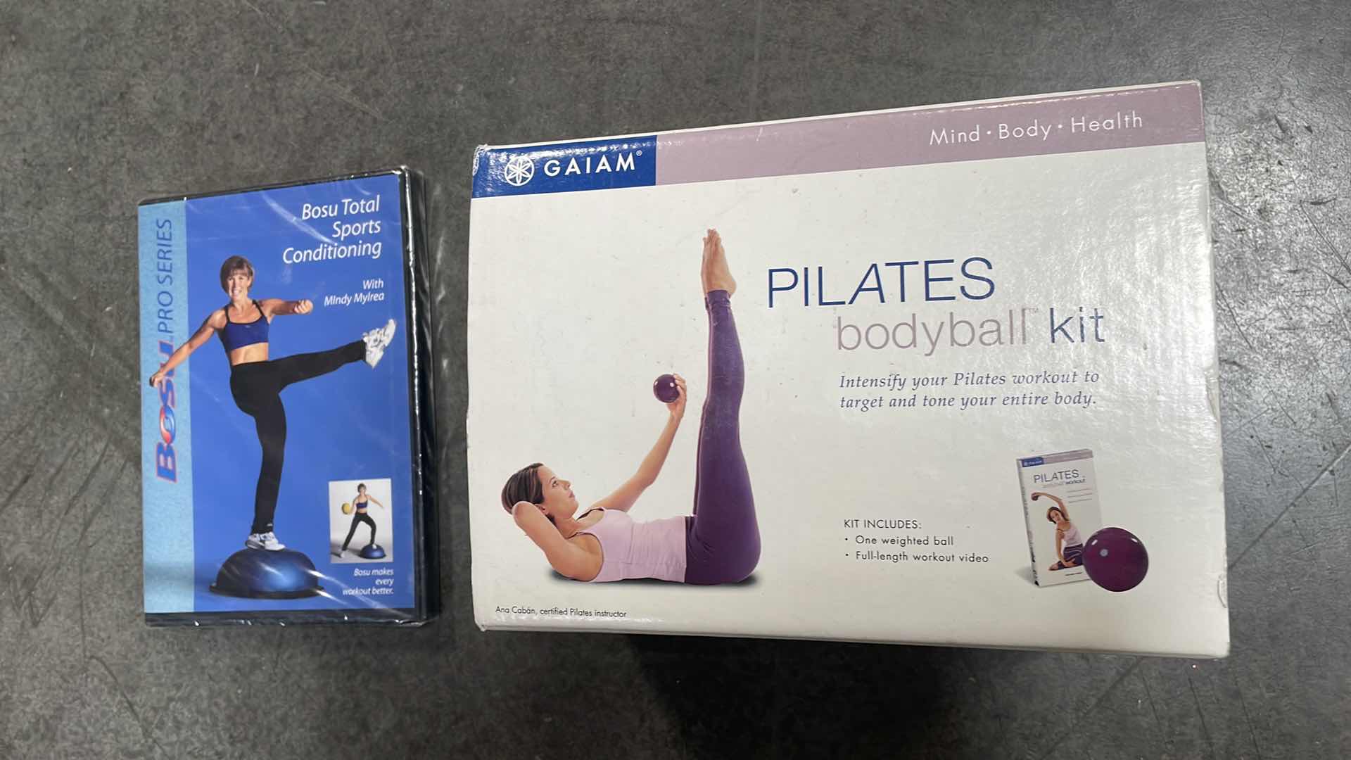 Photo 1 of PILATES BODYBALL KIT AND BOSU BALL TRAINING DVD