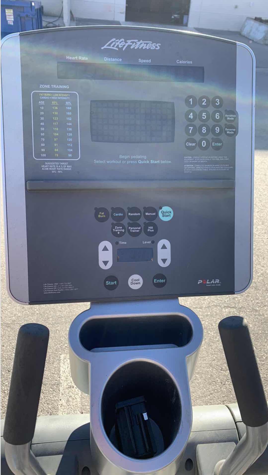 Photo 1 of LIFE FITNESS 95XI FIT STRIDE TOTAL BODY TRAINER ELLIPTICAL TRAINER