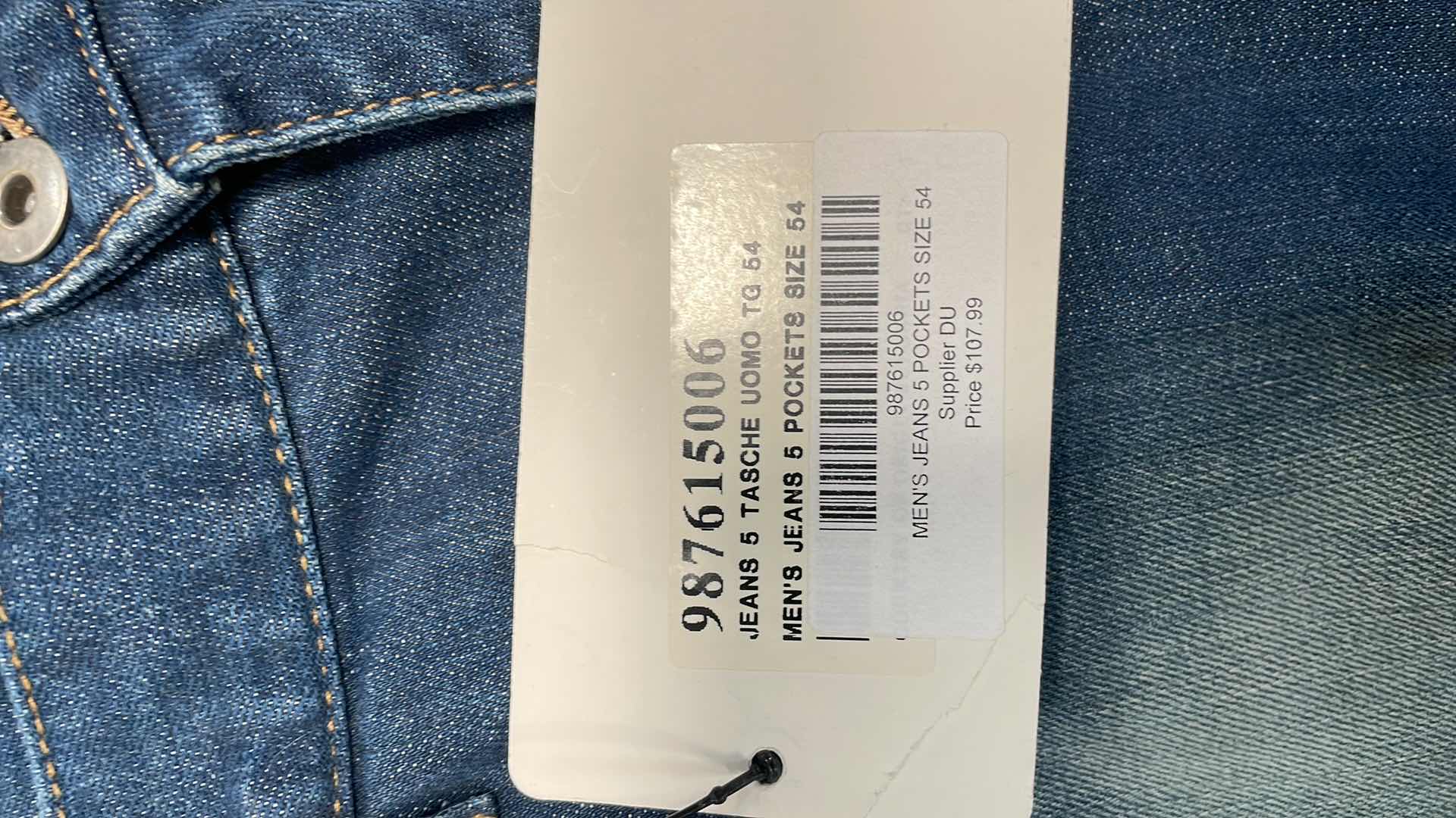 Photo 1 of DUCATI JEANS 5 MEN'S JEANS 5 POCKETS SIZE 54